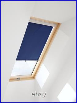 Translucent Roller Blinds for Fakro Skylight Roof Windows, Blue