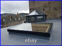 Solaglaze/Skylight/Glass Flat Rooflight Double Glazed 750X750 GREY SALE!!! 