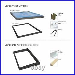 Ultrasky Flat Roof Skylight Ultraframe Roof Window Rooflight Lantern
