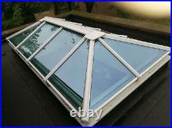 Used used white upvc/aluminium Glass Skylight, lantern Rooflight