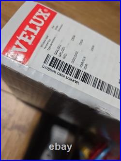 VELUX CK04 Electric Blackout Blind DML 1025 White Roof Window 38x80cm Brand New