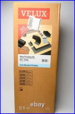 VELUX ECL 2246 Step Flashing Kit Curb Mount Skylight Roof Window New