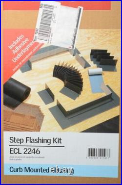 VELUX ECL 2246 Step Flashing Kit Curb Mount Skylight Roof Window New