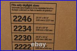 VELUX ECL 2246 Step Flashing Kit Curb Mount Skylight Roof Window New