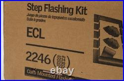 VELUX ECL 2246 Step Flashing Kit Curb Mount Skylight Roof Window New
