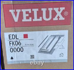 VELUX EDL FK06 0000 Roof Window Flashing Kit 66x118cm Aluminium Grey