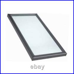 VELUX FCM 3434 Fixed Curb Mount Skylight Low-E Laminated Glass 37 1/2 +flashing