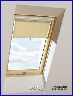 VELUX FK04 Pine Centre Pivot Roof Window Wooden Loft Skylight 66cm x 98cm Velux