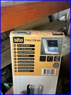 VELUX Original Black Blind for Roof Windows 114x118 cm