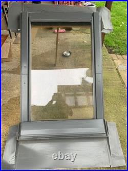 VELUX Pine Centre Pivot Roof Loft Skylight Windows with Flashing 78 x 118cm