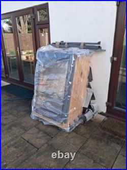 VELUX Pine Centre Pivot Roof Loft Skylight Windows x4 with Flashing 78 x 118cm