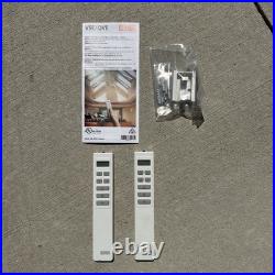 VELUX Remote Control WLR 100 50 01 2-Pack White for Skylight Roof Window Blinds