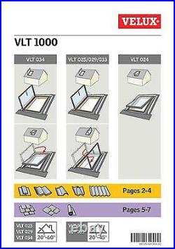 VELUX VLT Conservation Access Loft Roof Window 45x55cm Skylight Flashing Kit Inc