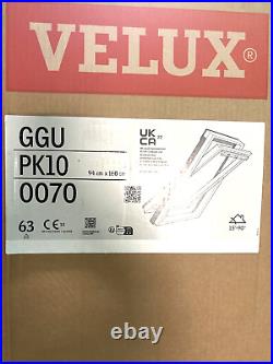 VELUX Window White 94 x 160cm PVC GGU PK10 0070 Centre Pivot New Skylight