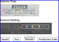 Velux DL CK06000 EDL CK06 Shingle Grey