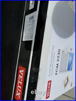 Velux FCM 2230 2004S FCM Fixed Curb Mount Skylight Gray Frame / Clear Glass