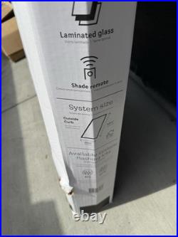 Velux FCM 2246 2004S FCM Fixed Curb Mount Skylight Gray Frame / Clear Glass