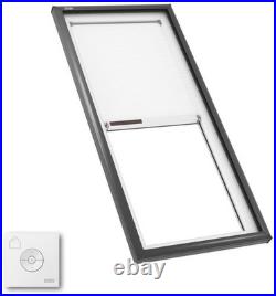 Velux FCM 3171 2004S FCM Fixed Curb Mount Skylight Gray Frame / Clear Glass
