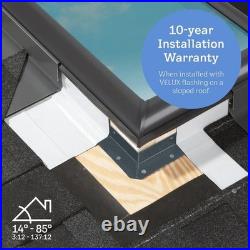 Velux FS A06 2004S FS Fixed Deck Mount Skylight Gray Frame / Clear Glass