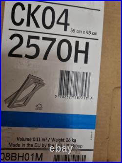 Velux GGL CK04 2570H Conservation Roof Window 55 x 98 cm Black Heritage Skylight