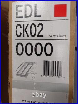 Velux Slate Flashing Kit CK02 EDL 0000 55 x 78 cm Natural Up to 8mm Thick