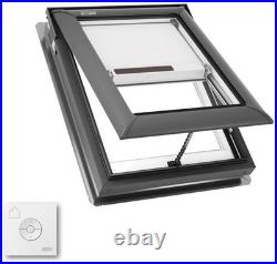 Velux VS C01 2004S VS Manual Venting Deck Mount Skylight Gray Frame / Clear