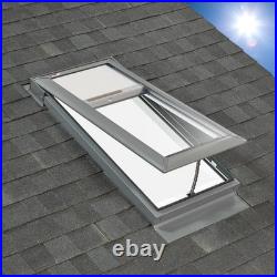 Velux VS C04 2004S VS Manual Venting Deck Mount Skylight Gray Frame / Clear