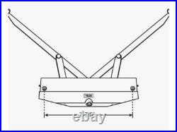 Velux skylight scissor operator (10 LONG arm) VS Vse Operable Roof Window