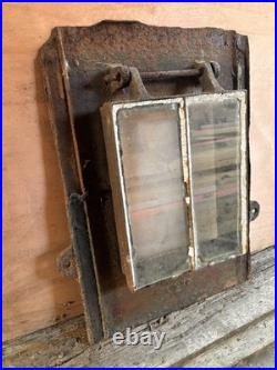Vintage Cast Iron Skylight Roof Window Rustic Industrial Salvage 58cm x 41cm