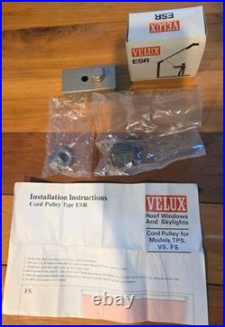 Vtg Oem Velux Skylight Manual Cord Pulley For Models Tps, Vs & Fs Operating Hex