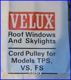 Vtg Oem Velux Skylight Manual Cord Pulley For Models Tps, Vs & Fs Operating Hex