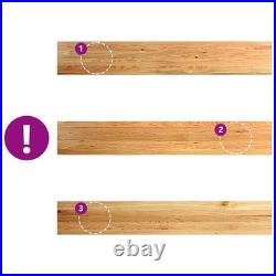 WALPLUS Oak Window Sill Boards 2pcs 160 x 30 cm Solid Wood Internal Shelf