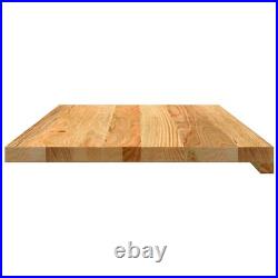 WALPLUS Oak Window Sill Set 2pcs 70x40cm Solid Wood Interior Ledge Board
