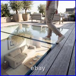 Walk On Flat Roof Skylight Double Glazed Rooflight Floor Glass