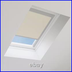 Warm Cream Thermal Blackout Skylight Roof Blinds For All Velux Roof Windows