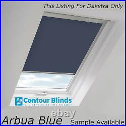 White Blackout Fabric Blinds For Roof Skylight. For All Dakstra Roof Windows
