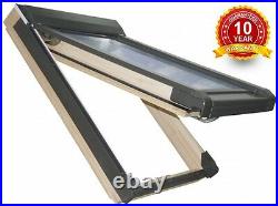 Wooden Pine Top Hung Skylight Roof Window 55 x 78cm Access Rooflight