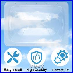 XMK 18 x 26 RV Skylight Replacement Cover for 14 x 22, Clear