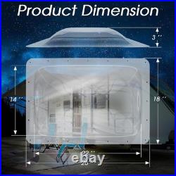 XMK 18 x 26 RV Skylight Replacement Cover for 14 x 22, Clear