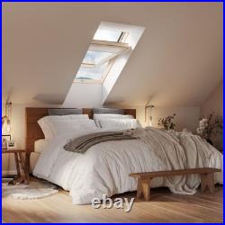 YARD LITE Grey Pine Roof Window Loft Skylight Grey Pine Wood Centre Pivot Vented