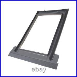 YARD LITE Roof Window Loft Skylight Grey/White UPVC Pivot Unvented + Flashing