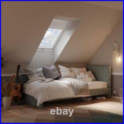 YARDLITE Roof Window Grey/White UPVC Pivot Loft Skylight Unvented + Flashing